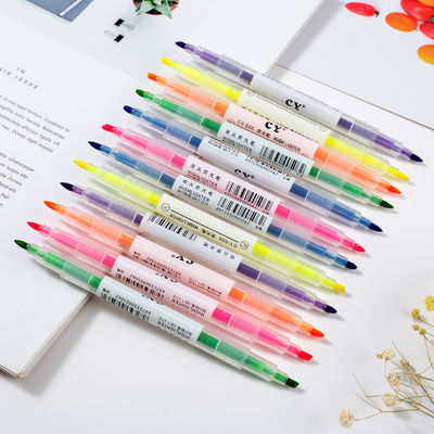 Double End Whiteboard Marker Pen with Round Toe Brush Tip and 0.5/1.5mm Writing Width